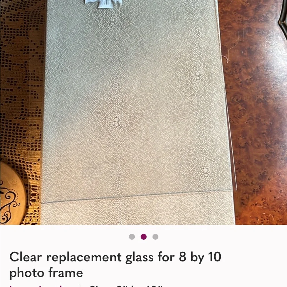 Clear Replacement Glass For Photo Frame